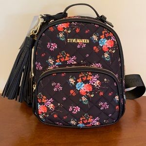 Steve Madden Black/Multi BBLOGO Backpack